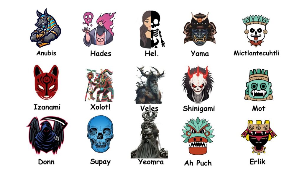 A group of four different logos on top of each other.