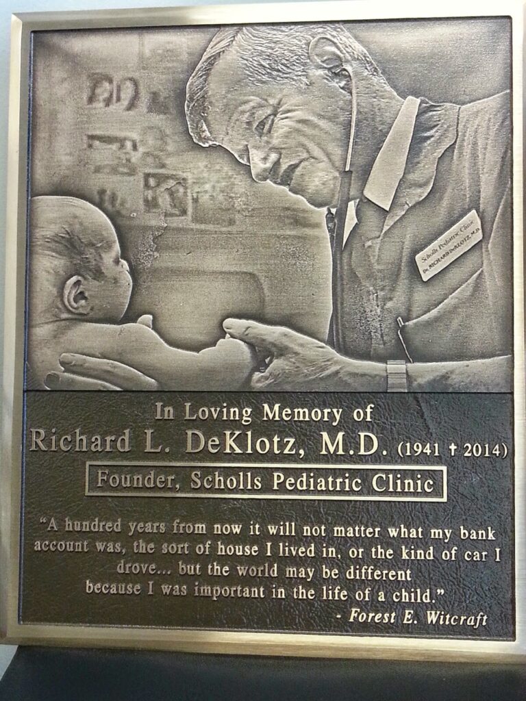 A group of four different logos on top of each other.